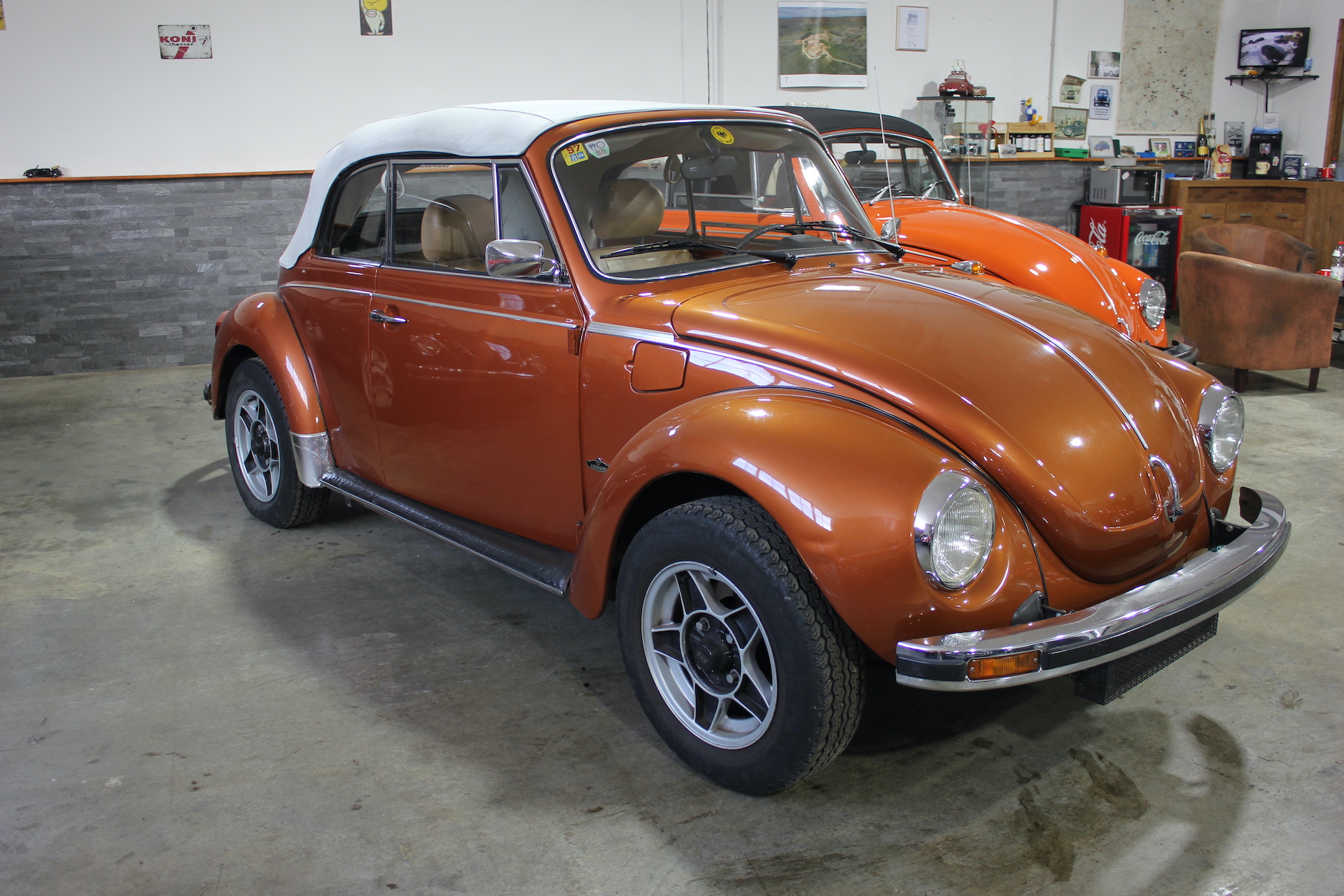 VW Käfer Cabrio 1303 LS brazilbraun/metallic aus 2.Hand - Image 12