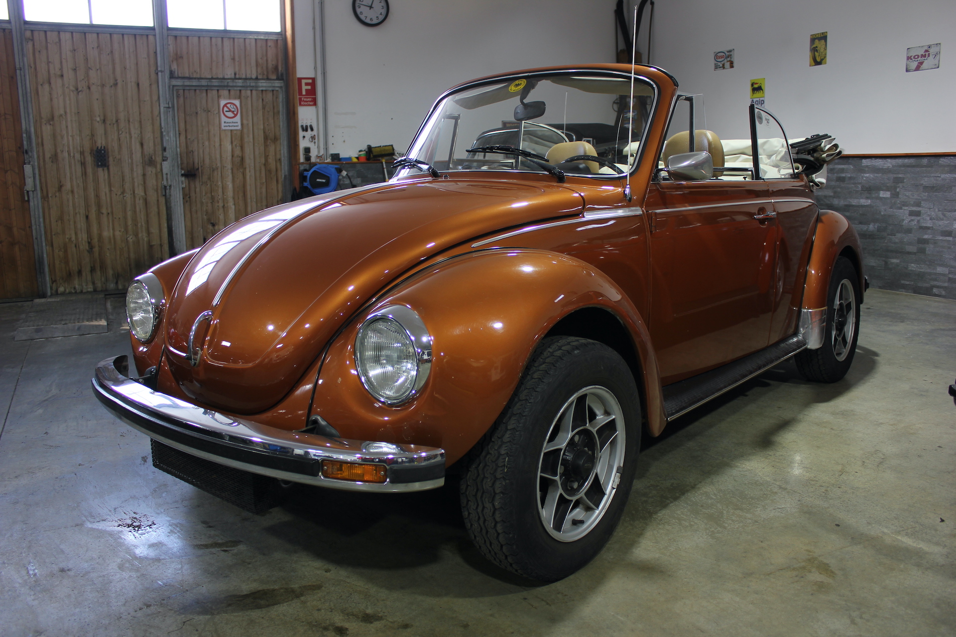 VW Käfer Cabrio 1303 LS brazilbraun/metallic aus 2.Hand