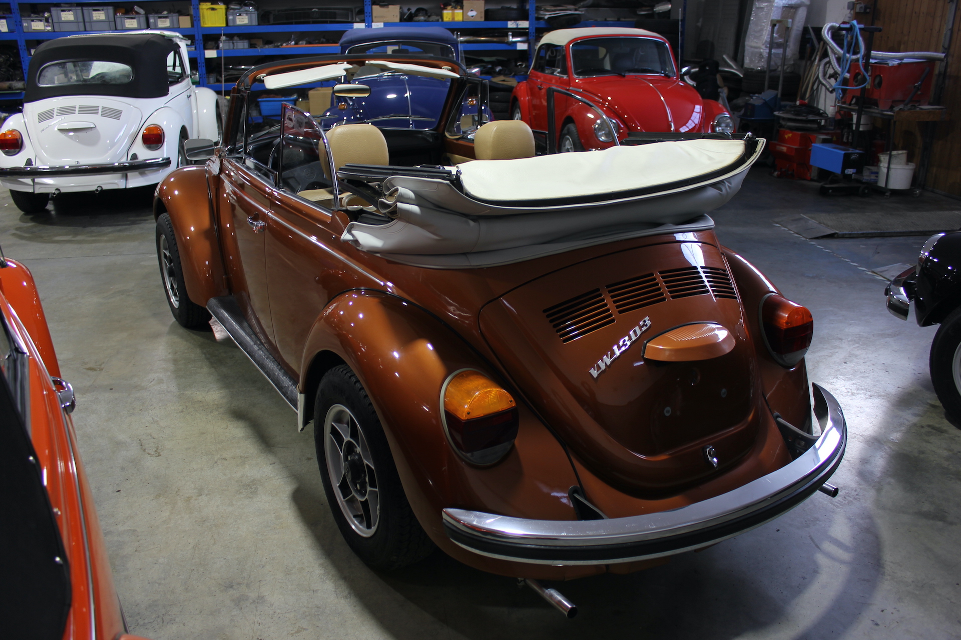 VW Käfer Cabrio 1303 LS brazilbraun/metallic aus 2.Hand - Image 5